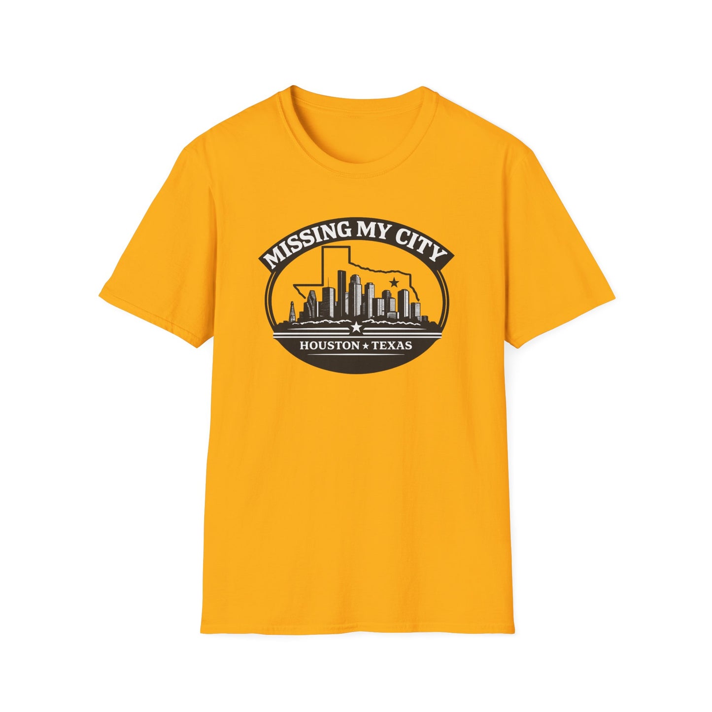 MISSING MY CITY-HOUSTON - Unisex Soft Stlye T-Shirt