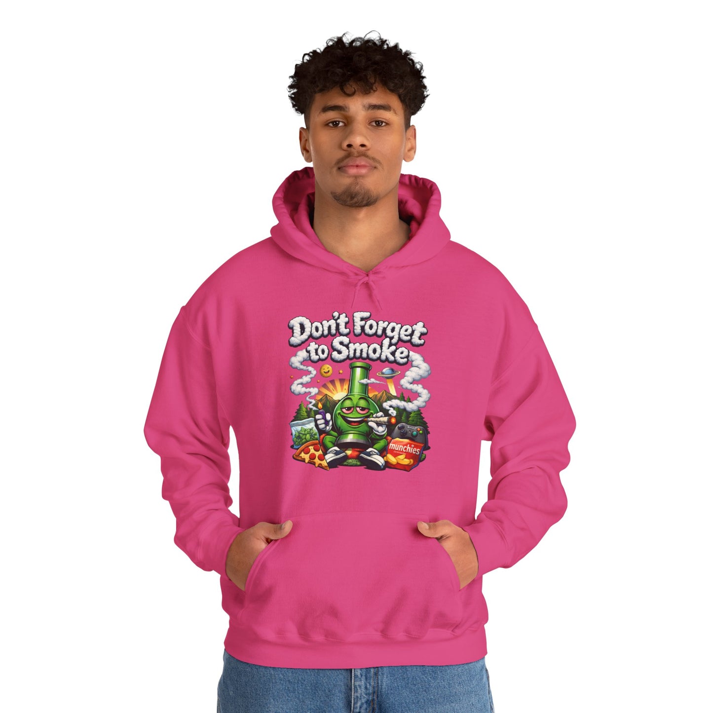 Don't Forget to Smoke Hoodie | Funny 420 Pull-Over