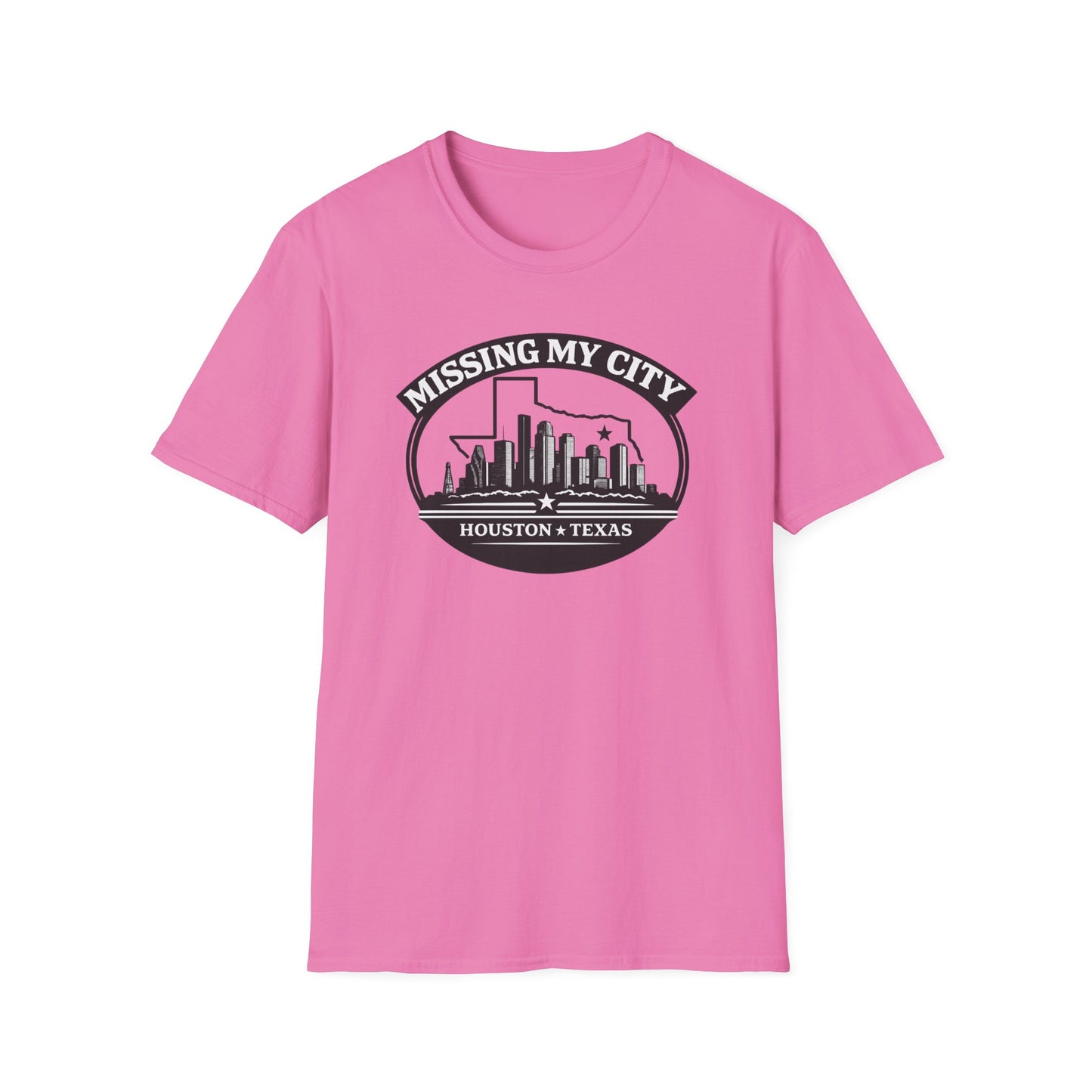 MISSING MY CITY-HOUSTON - Unisex Soft Stlye T-Shirt