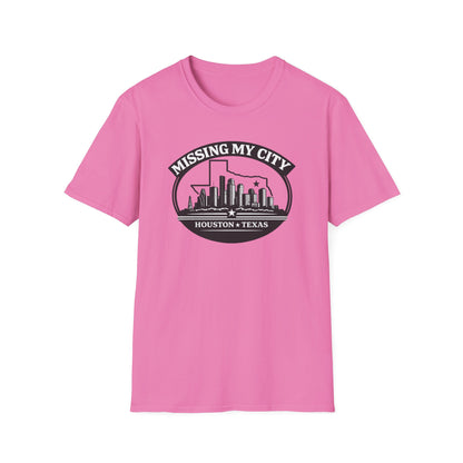 MISSING MY CITY-HOUSTON - Unisex Soft Stlye T-Shirt