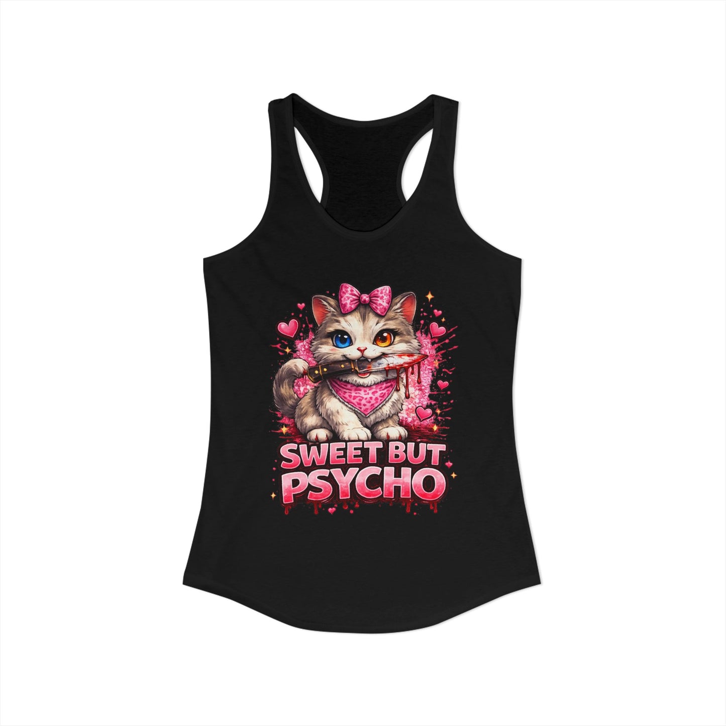SWEET BUY PSYCHO – Women's Ideal Racerback Tank