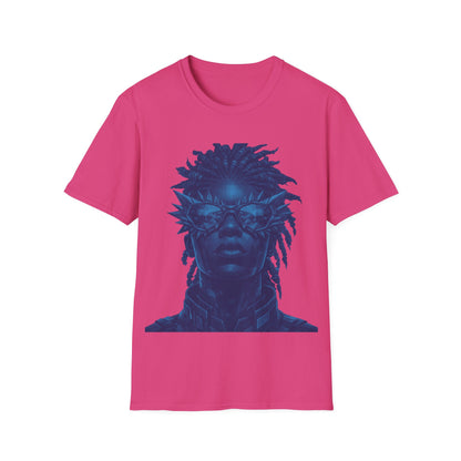 FUTURISTIC DUDE - ((BIG PRINT)) - Unisex Softstyle T-Shirt