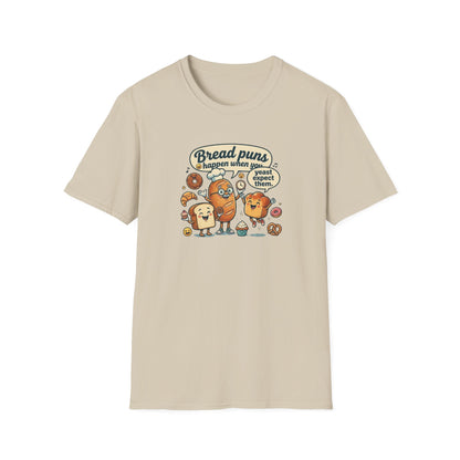 BREAD PUNS HAPPEN - Unisex Softstyle T-Shirt