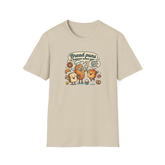 BREAD PUNS HAPPEN - Unisex Softstyle T-Shirt