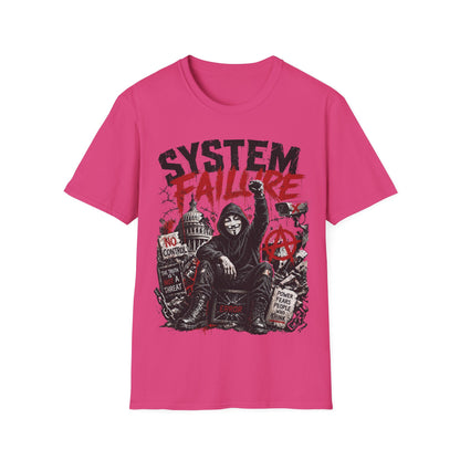 SYSTEM FAILURE - ((BIG PRINT)) - Unisex Soft Style T-Shirt
