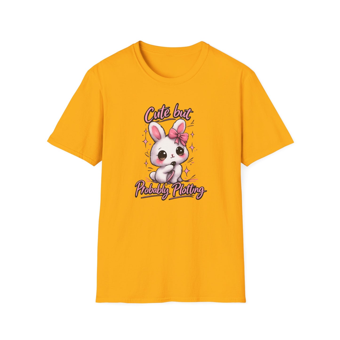 CUTE BUT PROBABLY PLOTTING - Unisex Soft Style T-Shirt