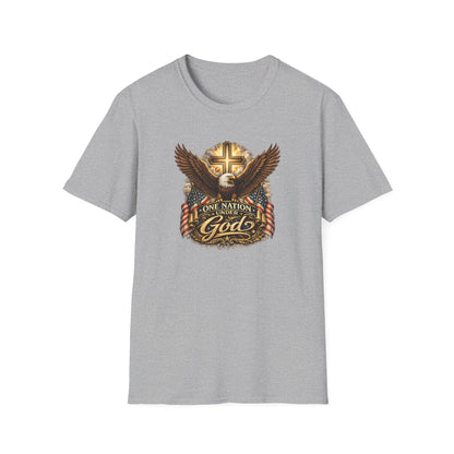 ONE NATION UNDER GOD - Unisex Softstyle T-Shirt