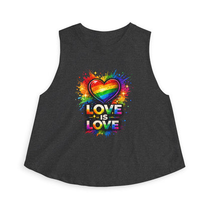 LOVE IS LOVE - Women's Crop Top