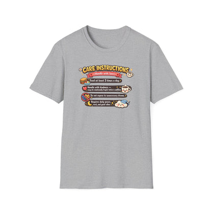 CARE INSTRUCTIONS - Unisex Soft Style T-Shirt