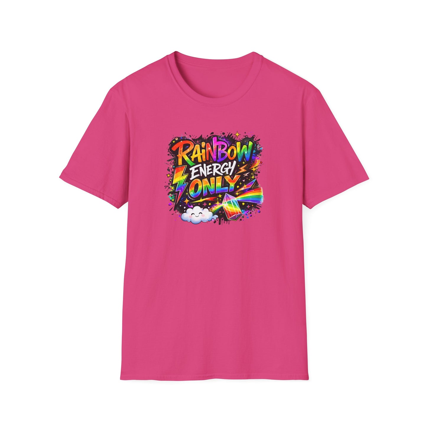 RAINBOW ENERGY ONLY - Unisex Softstyle T-Shirt