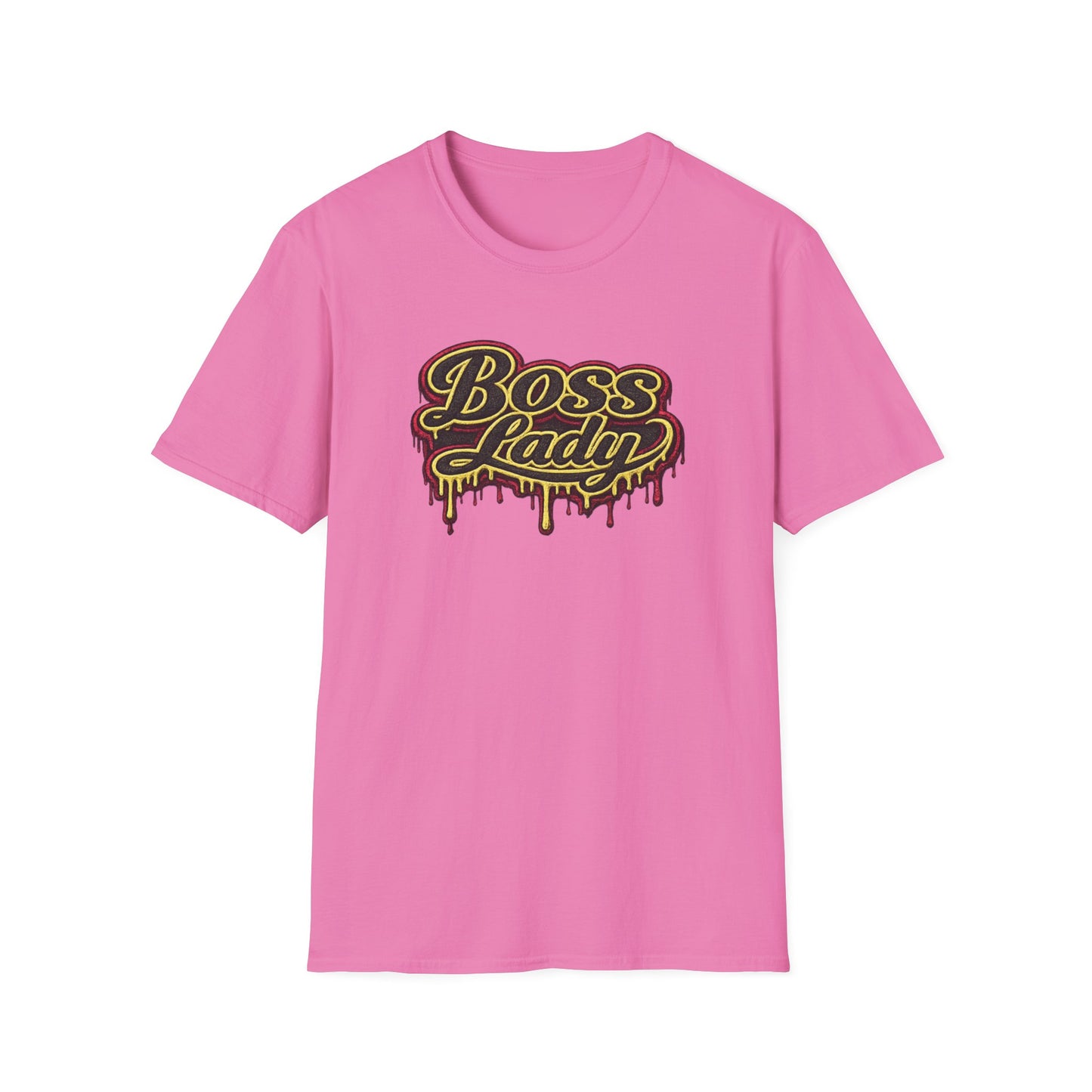 BOSS LADY-STITCHED DRIP - Unisex Soft Style T-Shirt