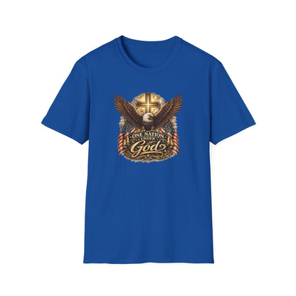 ONE NATION UNDER GOD - Unisex Softstyle T-Shirt