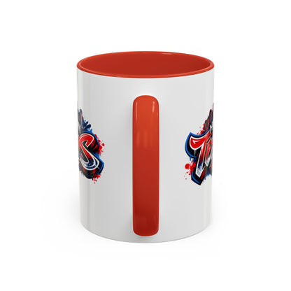 HOUSTON TEXANS GRAFFITI W/SKYLINE - Accent Coffee Mug (11, 15oz)
