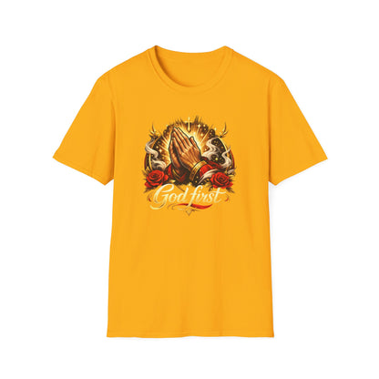 GOD FIRST - Unisex Soft Style T-Shirt