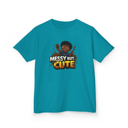 MESSY BUT CUTE - Kids Cotton Tee