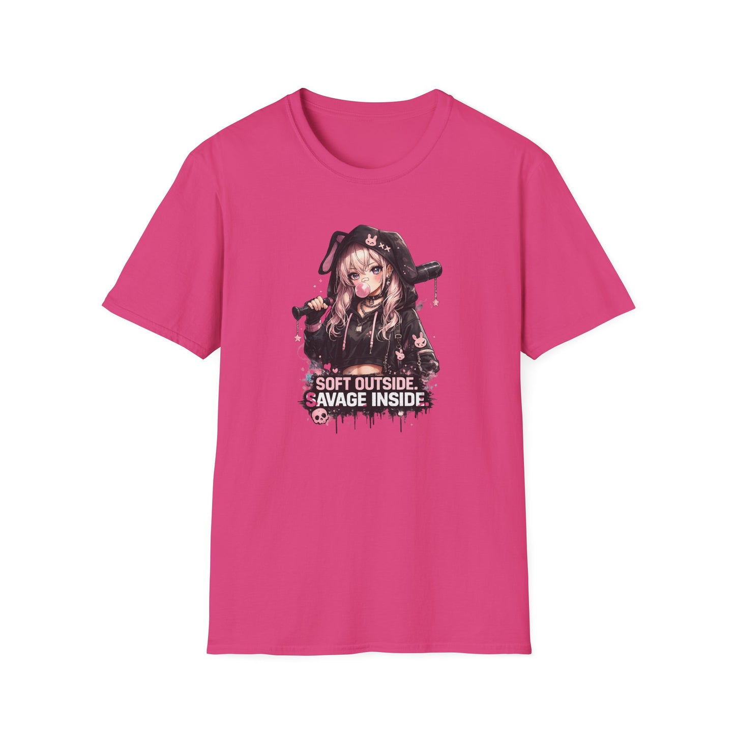 SOFT ON THE OUTSIDE-SAVAGE ON THE INSIDE - Unisex Soft Style T-shirt