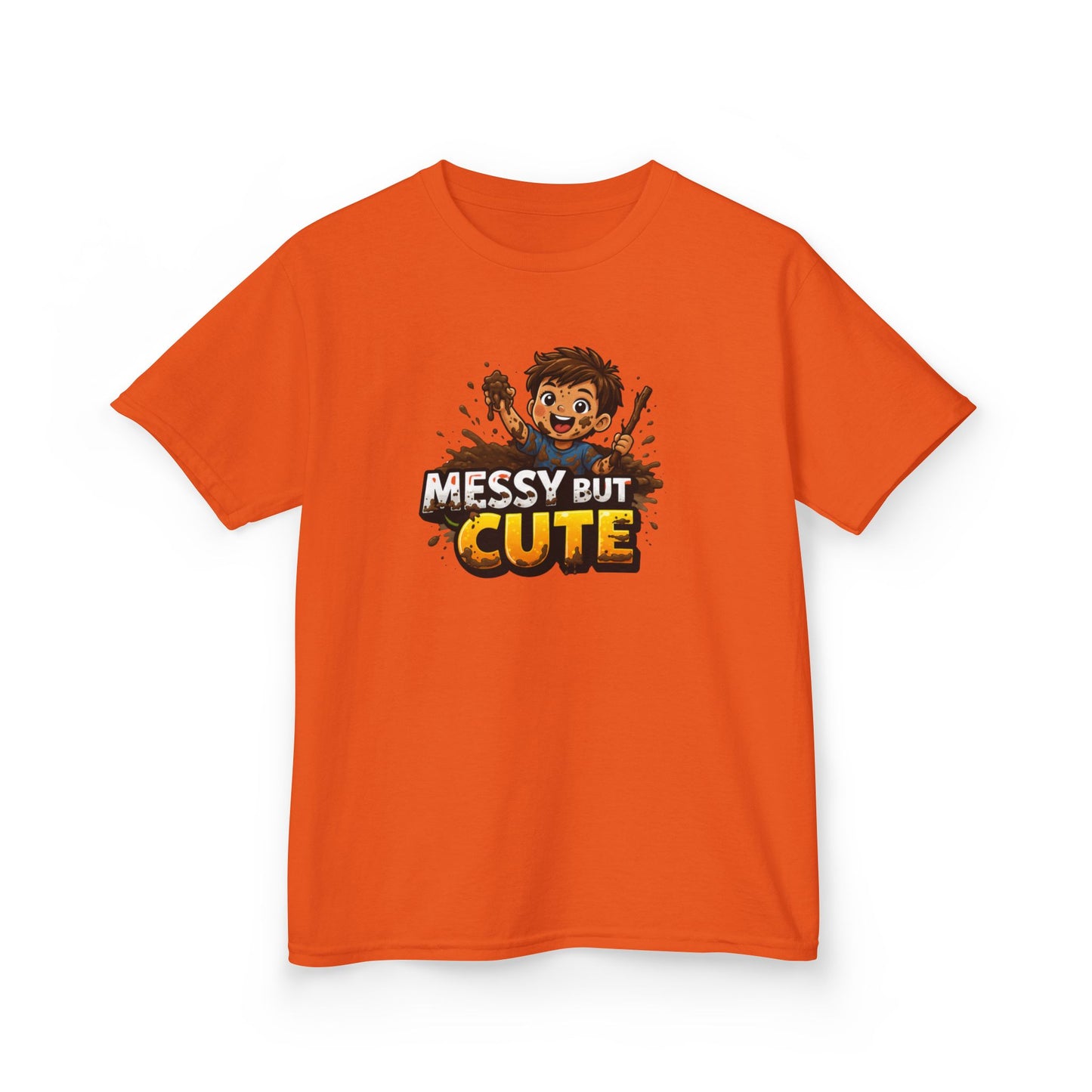 MESSY BUT CUTE - Kids Cotton™ Tee