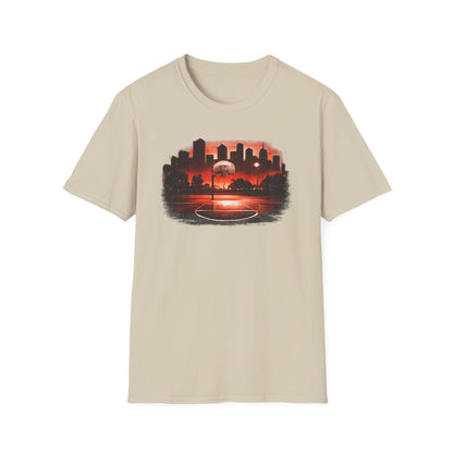 Street B-Ball Court - Unisex Soft Style T-Shirt