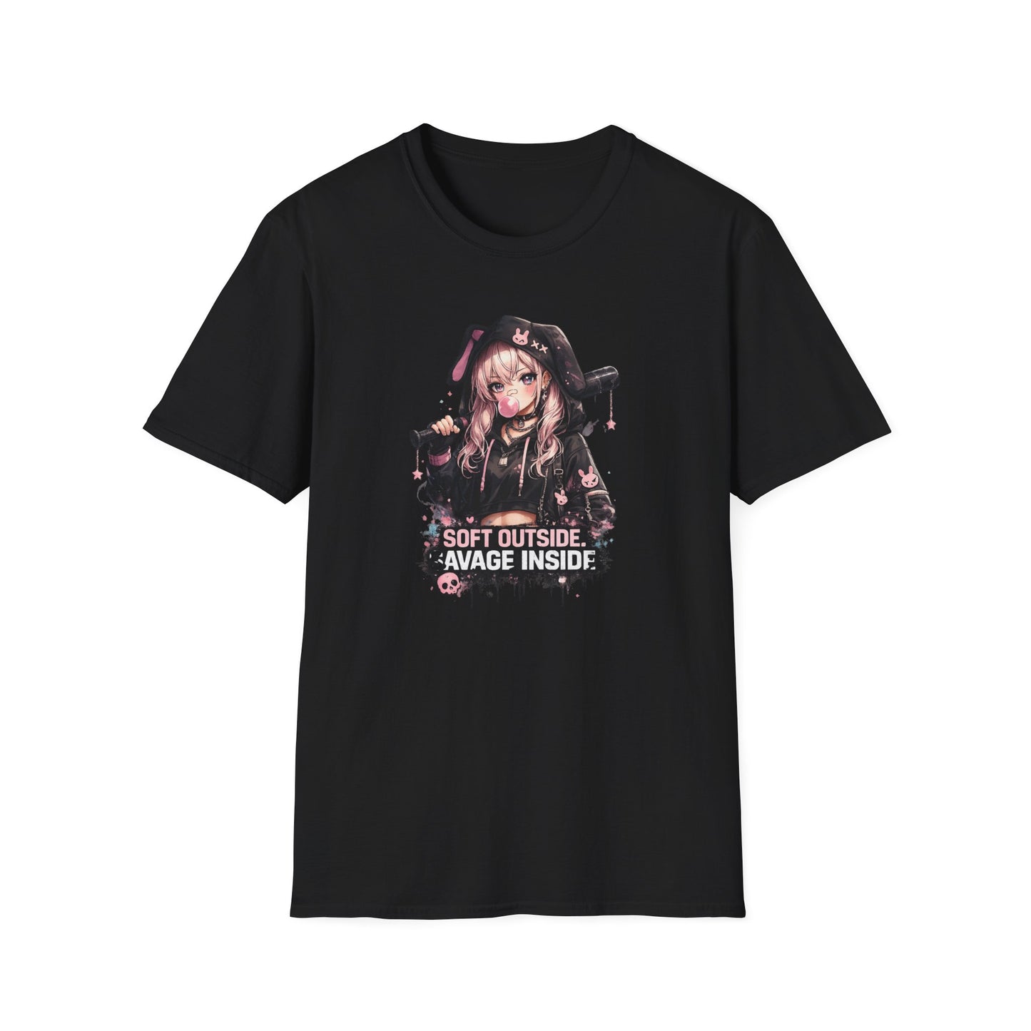 SOFT ON THE OUTSIDE-SAVAGE ON THE INSIDE - Unisex Soft Style T-shirt