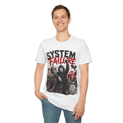 SYSTEM FAILURE - ((BIG PRINT)) - Unisex Soft Style T-Shirt