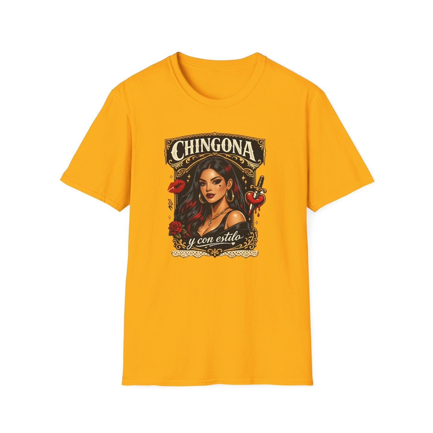CHINGONA Y CON ESTILO - Unisex Soft Style T-Shirt