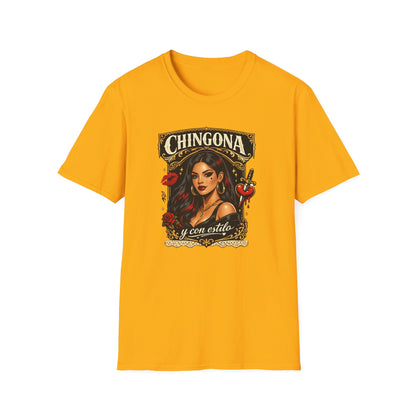 CHINGONA Y CON ESTILO - Unisex Soft Style T-Shirt