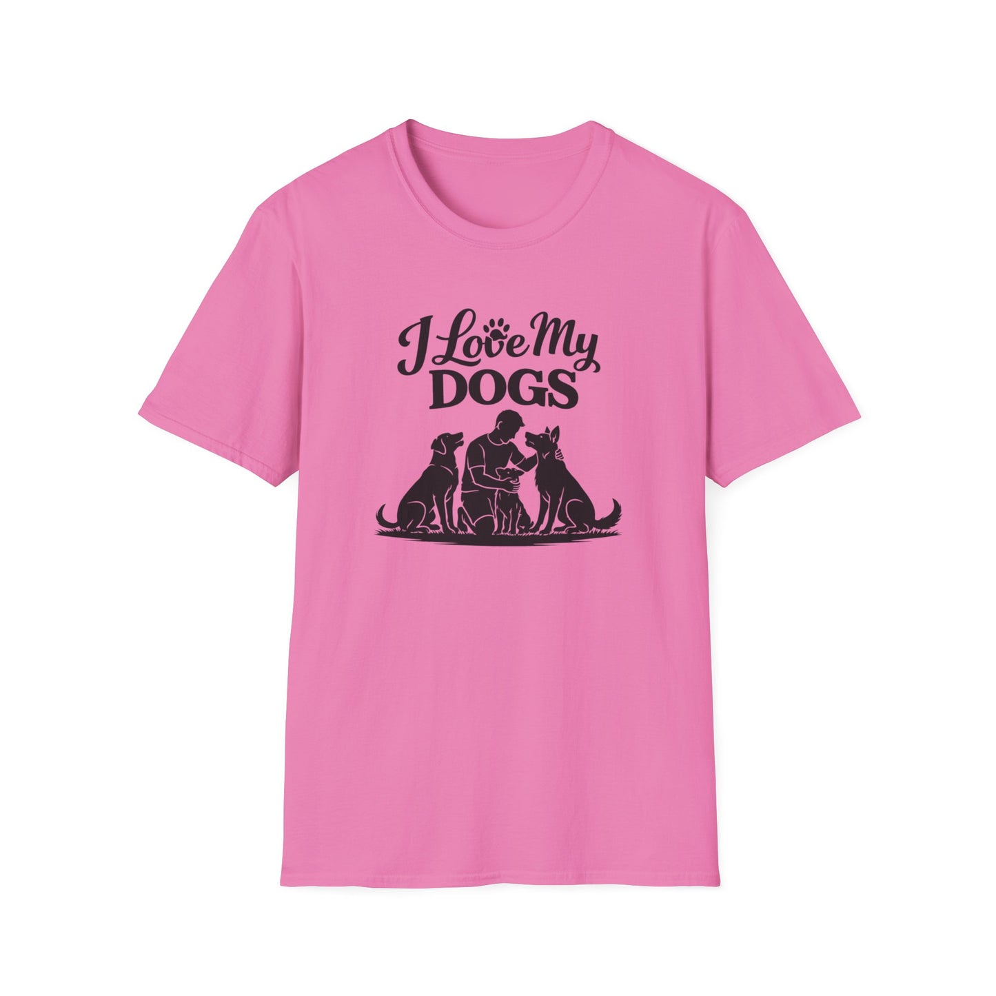 I LOVE MY DOG - Unisex Soft Style T-Shirt